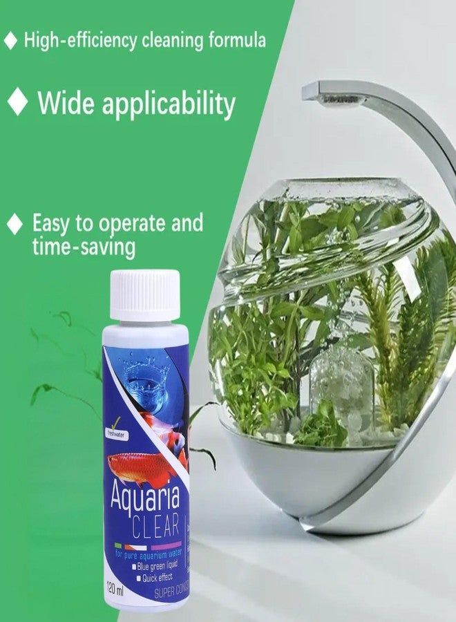 VAYINATO Aquatic Remedies Aquaria Clear 120ml | Aquarium Water Clarifier & Cloudy Water Remover | Crystal Clear Water Treatment for Freshwater & Saltwater Fish Tanks - Image 3